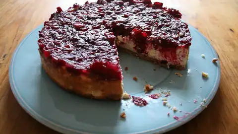 Raspberry cheesecake